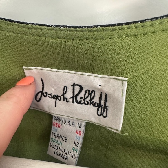 Joseph Ribkoff Black and Gray Blazer Artistic Urban Design - Picture 3 of 3